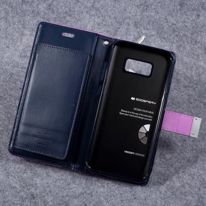 UTGATT5 - Mercury Rich Diary Plnboksfodral till Samsung Galaxy S8 Plus - Lila