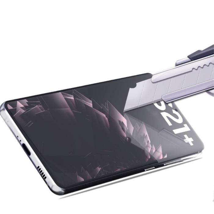 Mocolo - MOCOLO Hrdat Glas Skrmskydd till Samsung Galaxy S21 Plus - Svart