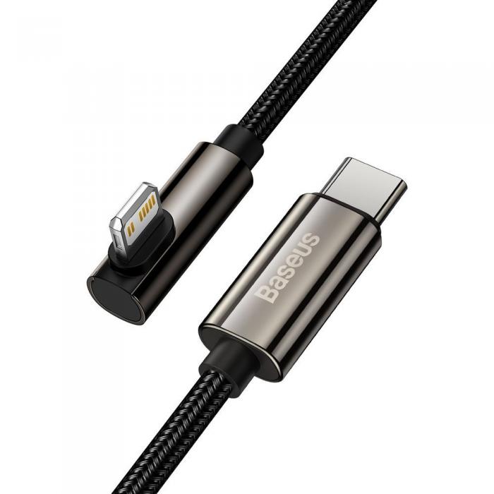 UTGATT5 - Baseus Mobile Game Lightning Kabel USB-C 20W 2m - Svart
