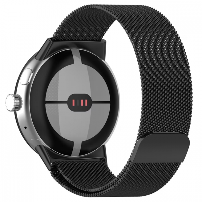 A-One Brand - Google Pixel Watch Armband Milanese - Svart