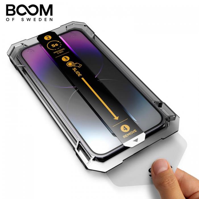 Boom of Sweden - LIVSTIDSGARANTI - BOOM iPhone 13 Pro Hrdat Glas Skrmskydd - 2 Pack