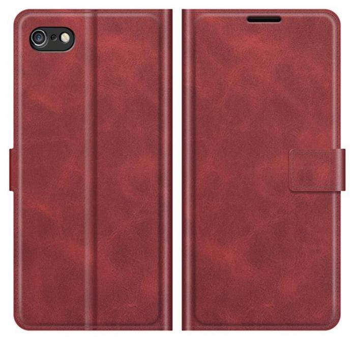 A-One Brand - BooM RFID-Skyddat Plnboksfodral iPhone 7/8/SE 2020 - Rd