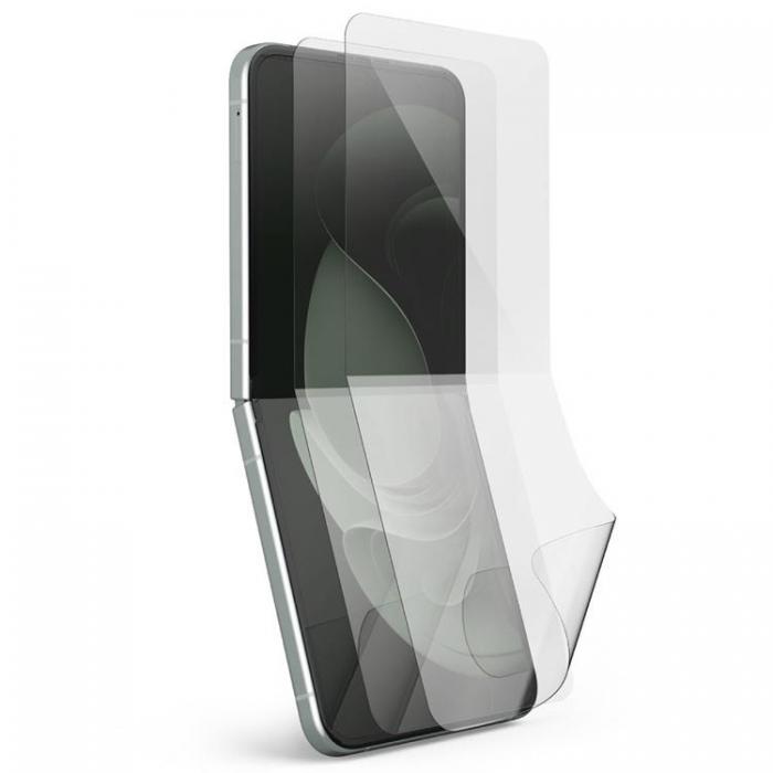 Ringke - Ringke Galaxy Z Flip 5 Hrdat Glas Skrmskydd Dual Easy Set