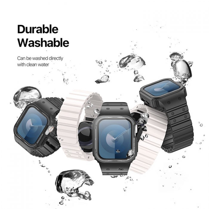 Dux Ducis - Dux Ducis Apple Watch (41/40mm) Armband OA Series - Svart
