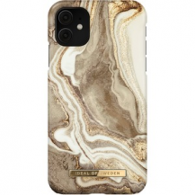 iDeal of Sweden - iDeal Fashion Case iPhone Xr/11 Golden Sand Marble