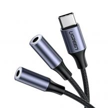 Ugreen - Ugreen adapter USB-C 2x 3.5 mm Mini Jack - Svart