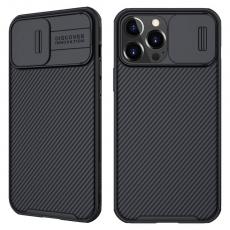 Nillkin - Nillkin CamShield Silikon Skal iPhone 13 Pro Max - Svart