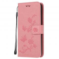 A-One Brand - Butterfly Plånboksfodral till Samsung Galaxy A03s - Rosa