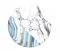 PopSockets - POPSOCKETS Aegean Marble Avtagbart Grip med Stllfunktion