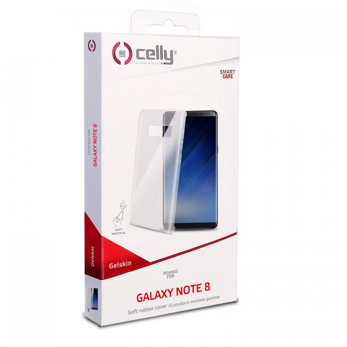 UTGATT5 - Celly Gelskin TPU Cover Samsung Galaxy Note 8 - Transparent