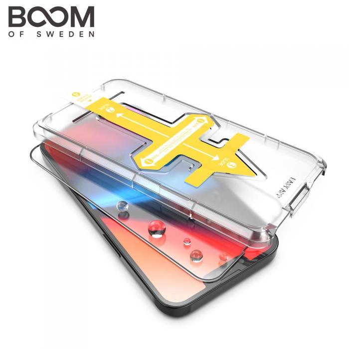 Boom of Sweden - BOOM iPhone 13 Mini Curved Hrdat Glas Skrmskydd