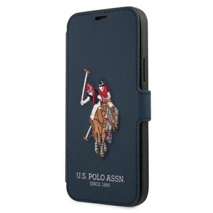 US Polo - US Polo Polo Embroidery Collection Fodral iPhone 12 / 12 Pro - Marinbl