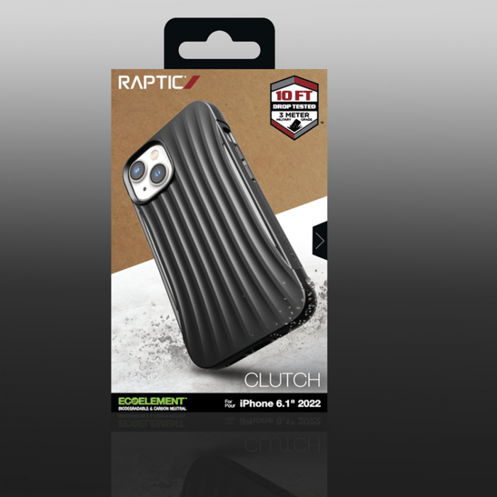 Raptic - Raptic iPhone 14 Skal Clutch - Svart
