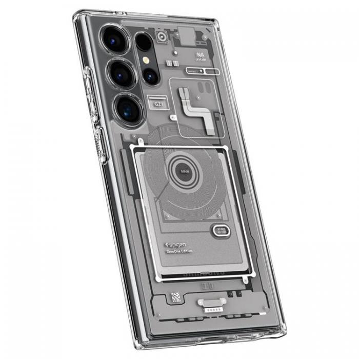 Spigen - Spigen Galaxy S24 Ultra Mobilskal Ultra Hybrid - Vit Zero One