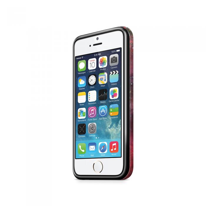 UTGATT5 - Tough mobilSkal till Apple iPhone SE/5S/5 - Rymden - Rosa
