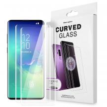 A-One Brand - [2-PACK] UV Härdat Glas Samsung Galaxy S10 Skärmskydd - Clear
