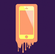 A-One Brand - Colored Tempered Glass Skärmskydd till Apple iPhone 5/5S/SE (Gul)