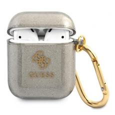 Guess - Guess Glitter Collection Skal AirPods - Svart