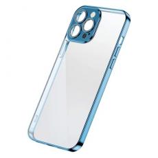 Joyroom - Joyroom Metallic Chery Mirror Skal iPhone 13 - Royal Blå