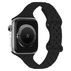 A-One Brand - Apple Watch (45mm) Series 9 Armband Weave - Svart