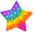 Fidget Toys - Pop it Fidget Toy - Flera Färger & Modeller - Stjärna - Rainbow