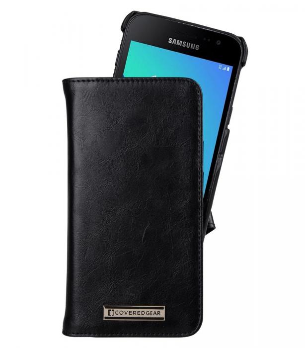 UTGATT4 - CoveredGear Signature Plnboksfodral till Samsung Galaxy Xcover 4 - Svart