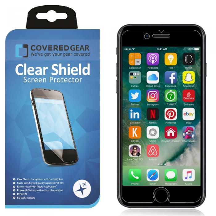 UTGATT5 - CoveredGear Clear Shield skrmskydd till iPhone 8 Plus / 7 Plus