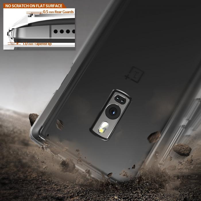 UTGATT5 - Ringke Fusion Shock Absorption Skal till OnePlus 2 - Smoke Black