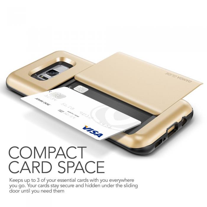 VERUS - Verus Damda Glide Card Slot Skal till Samsung Galaxy S8 - Gold