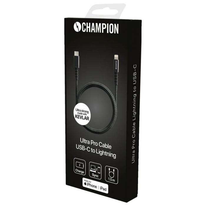 UTGATT1 - Champion Ultra Pro Kevlar Cable USB-C - Lightning 1 5m
