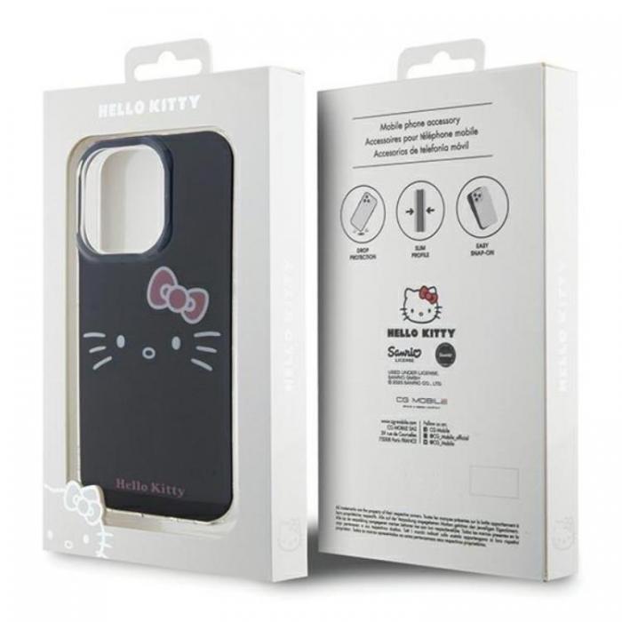 Hello Kitty - Hello Kitty iPhone 14 Pro Max Mobilskal IML Kitty Face - Svart