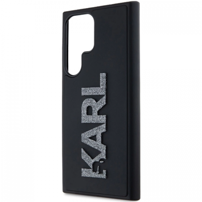 KARL LAGERFELD - Karl Lagerfeld Galaxy S23 Ultra Mobilskal 3D Rubber Glitter Logo