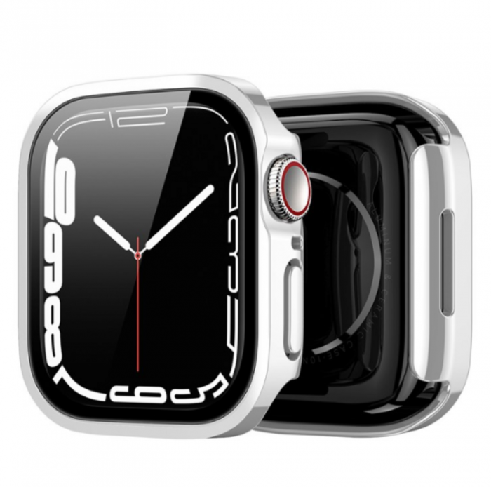 Dux Ducis - DUX DUCIS Apple Watch 7/8 (45mm) Skal Electroplated PC - Silver