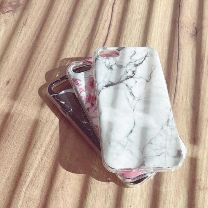 Wozinsky - Wozinsky Marble Mobilskal iPhone 13 mini - Rosa