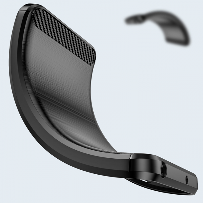 A-One Brand - Realme GT Neo 3 Skal Carbon Silicone Flexible - Svart