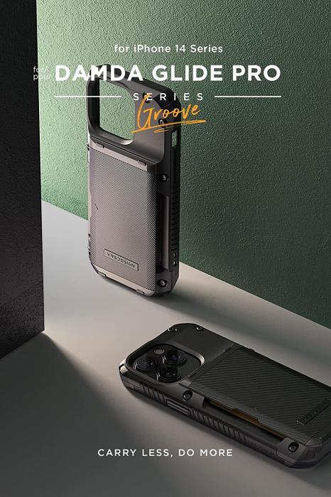 VERUS - VRS DESIGN Damda Glide Pro Skal iPhone 14 Pro Max - Svart