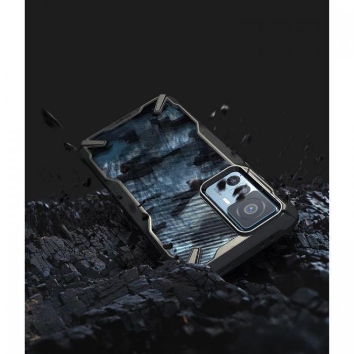 UTGATT1 - Ringke Xiaomi 12T/12T Pro Skal Fusion X - Camo Svart