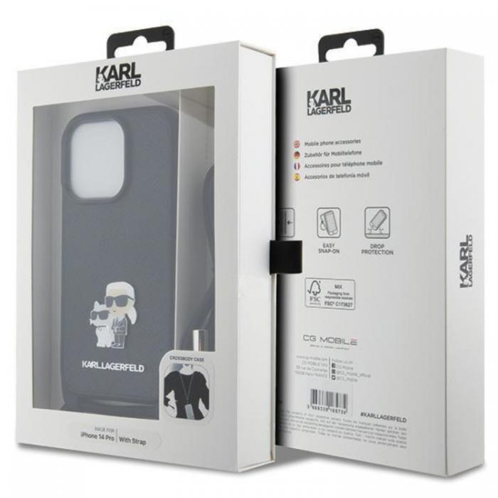KARL LAGERFELD - Karl Lagerfeld iPhone 14 Pro Mobilskal Karl&Choupette