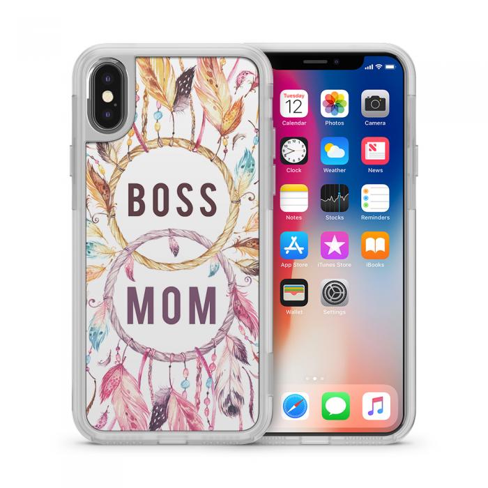 UTGATT5 - Fashion mobilskal till Apple iPhone X - Boss Mom