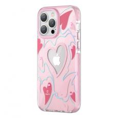 Kingxbar - Kingxbar iPhone 14 Pro Max Skal Heart Star - Rosa Heart