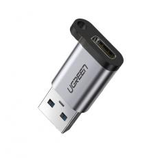 Ugreen - UGreen USB-C Hane till USB Hona Adapter - Grå