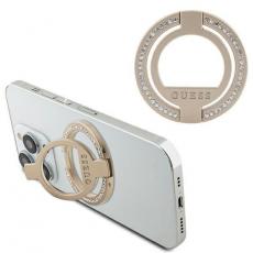 Guess - Guess Ringhållare Magsafe Rhinestone - Guld