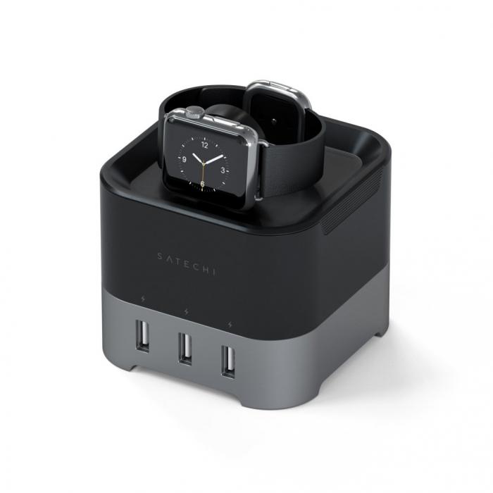 UTGATT5 - Satechi Smart Charging Stand fr Apple Watch och Smartphone - Gr