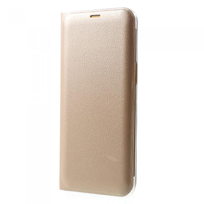 UTGATT4 - Lychee Plnboksfodral till Samsung Galaxy S8 - Gold