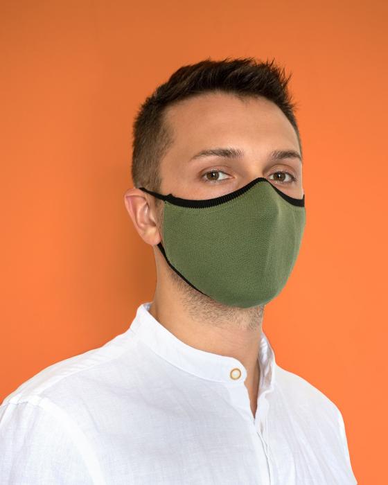 UTGATT5 - UNIMA Fresh Mask - Ansiktsmask/Munskydd i textil Grn/Svart