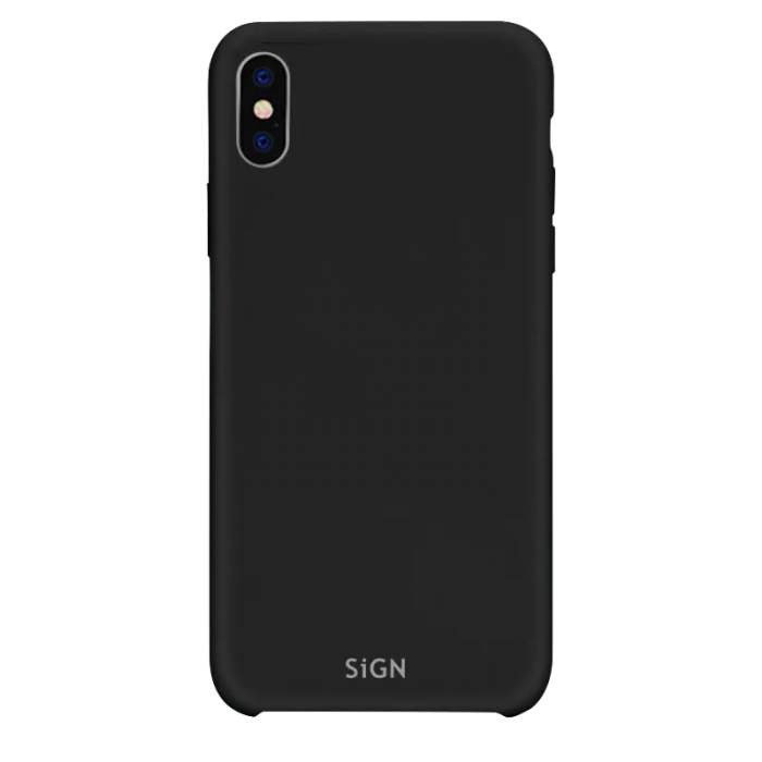 SiGN - SiGN iPhone XR Skal Liquid Silicone - Svart