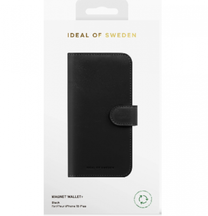 iDeal of Sweden - Ideal Of Sweden iPhone 15 Plus Plnboksfodral Magnet - Svart