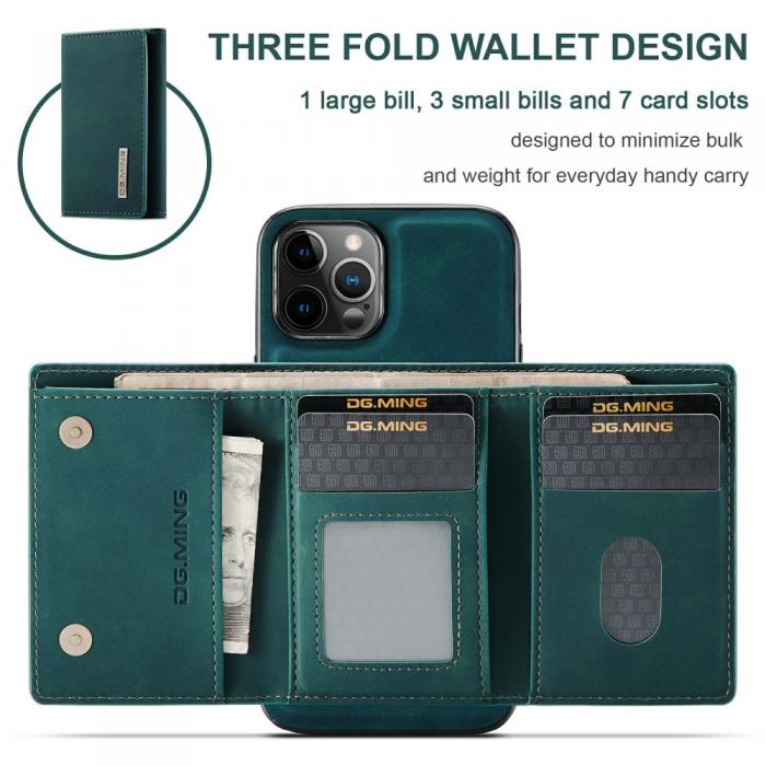 DG.MING - DG.MING iPhone 13 Mini Skal samt Wallet med Kickstand - Grn