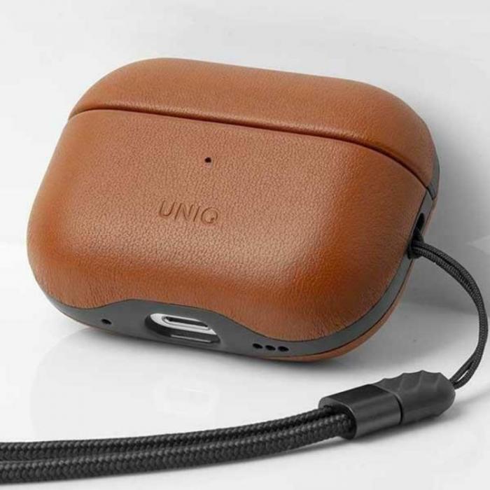 UNIQ - Uniq Airpods Pro 2 Skal kta Lder Terra - Toffee Brun