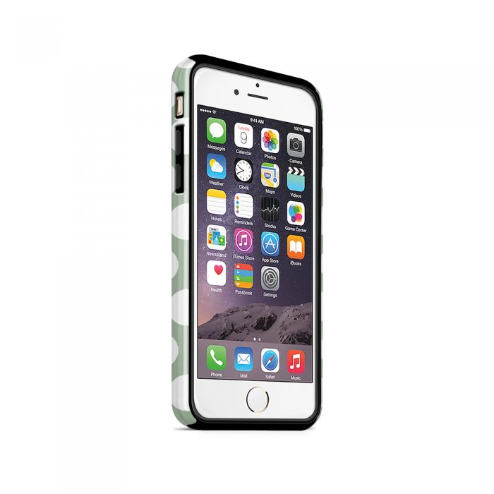 UTGATT5 - Tough mobilskal till Apple iPhone 6(S) - Polka - Grn